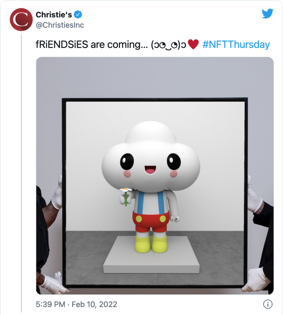 Los NFTS de US$69,3 millones